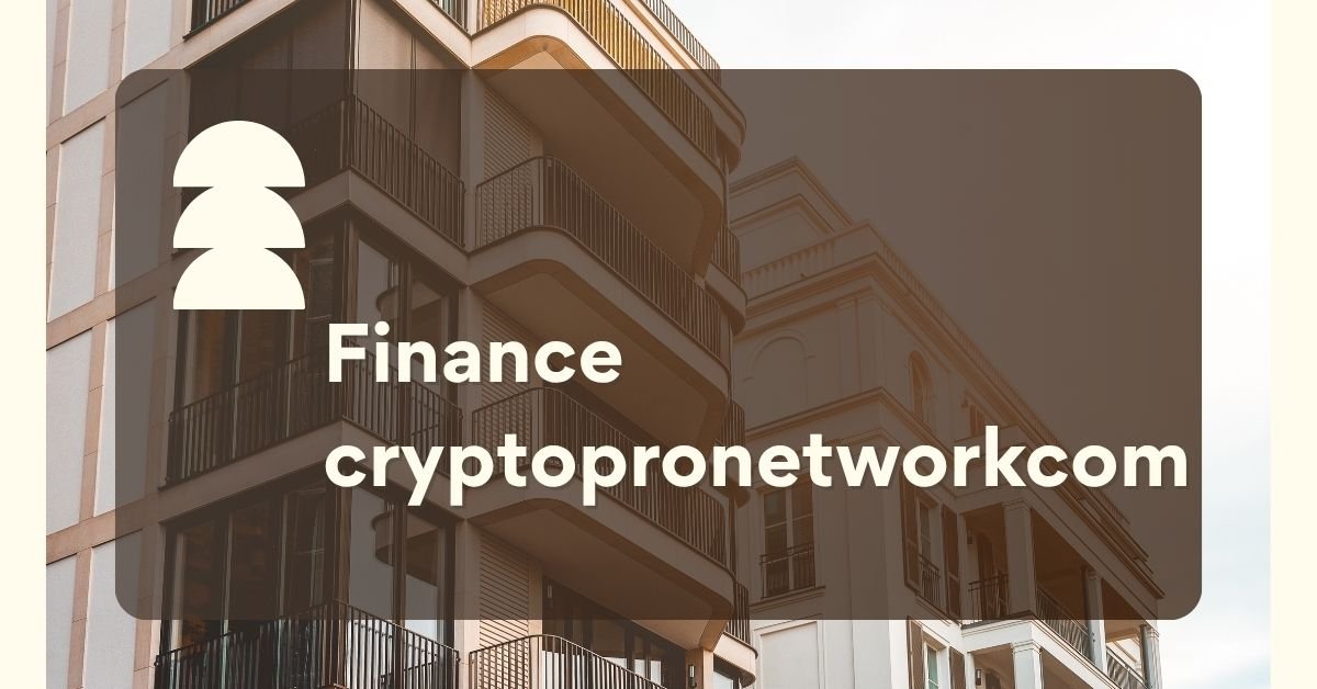 Finance cryptopronetworkcom